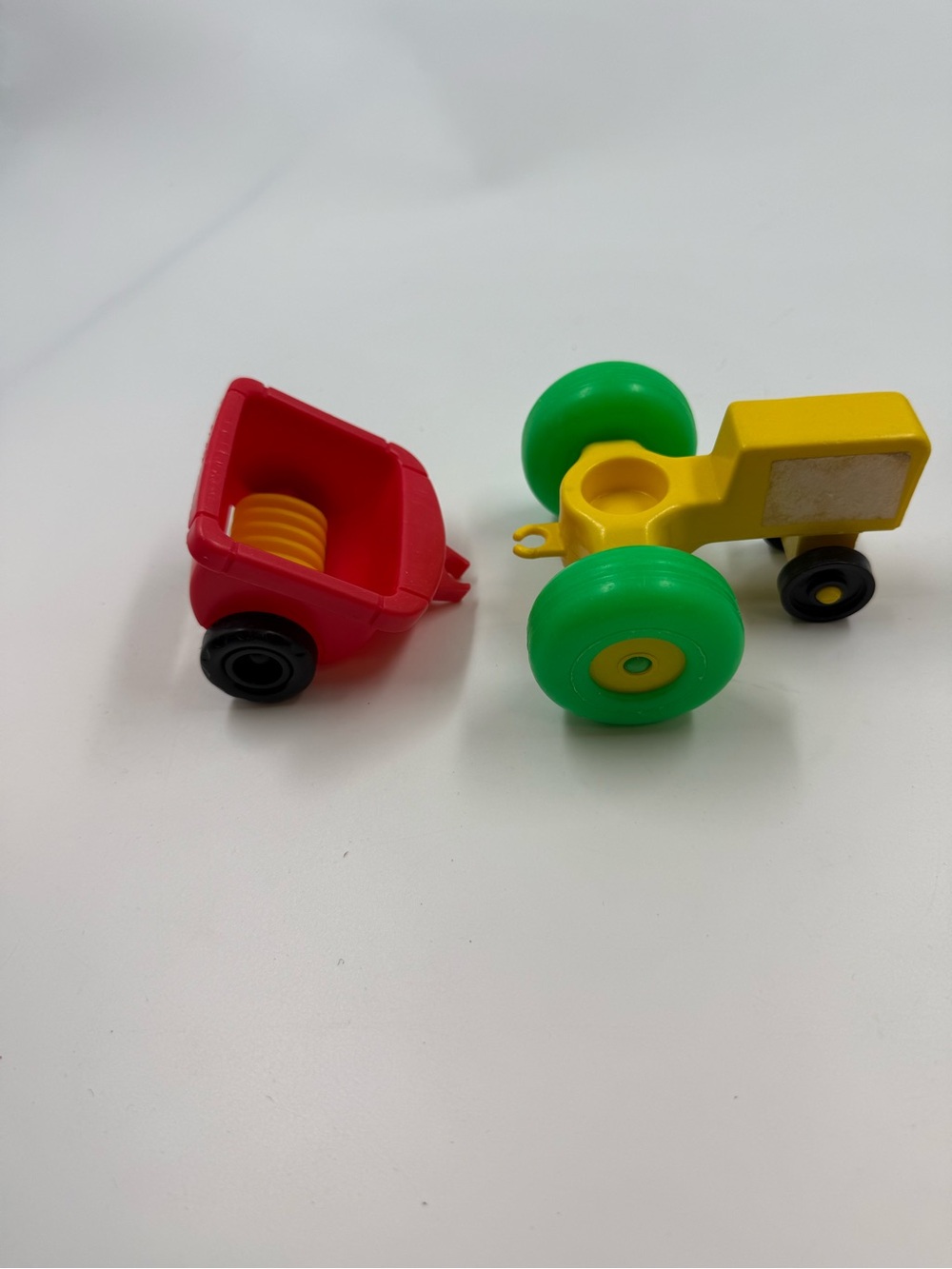 Vintage little people tractor & baler